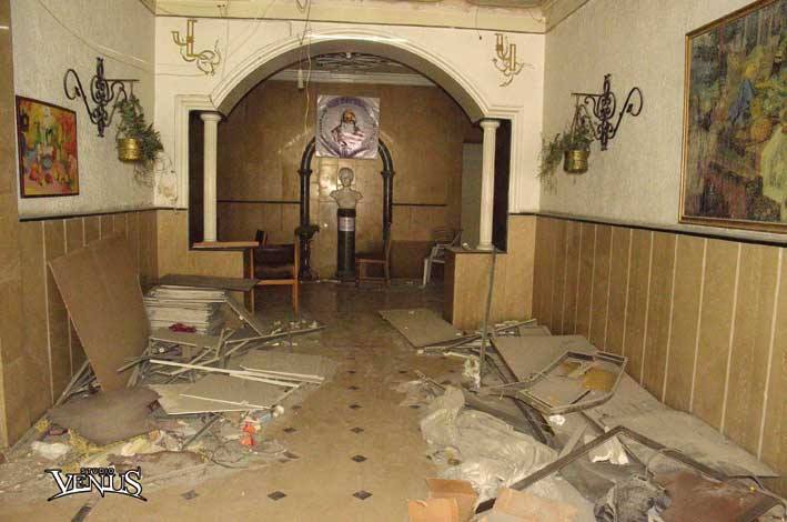 The Vergine Gulbenkian birthing center-hospital after the attack (Photo: Venus)