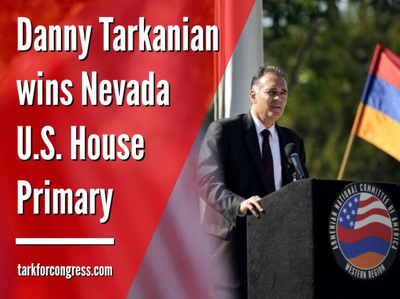 Republican congressional hopeful and ANCA-endorsed candidate Danny Tarkanian won the Nevada House Primary on June 15 and will vie for the open House seat in the state’s 3rd Congressional district (Photo: ANCA Facebook page)
