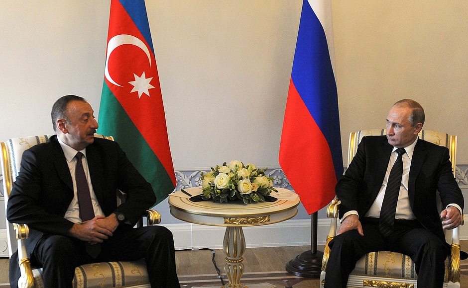 Aliyev and Putin during their meeting (Photo: kremlin.ru)