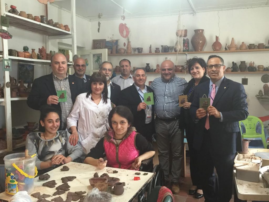 Several months ago ANCA leaders visited Nagorno-Karabagh's Rehabilitation Center in Stepanakert. The ANCA is working with Congress to secure U.S. assistance to enhance the center that serves over 1,000 disabled children and adults. 