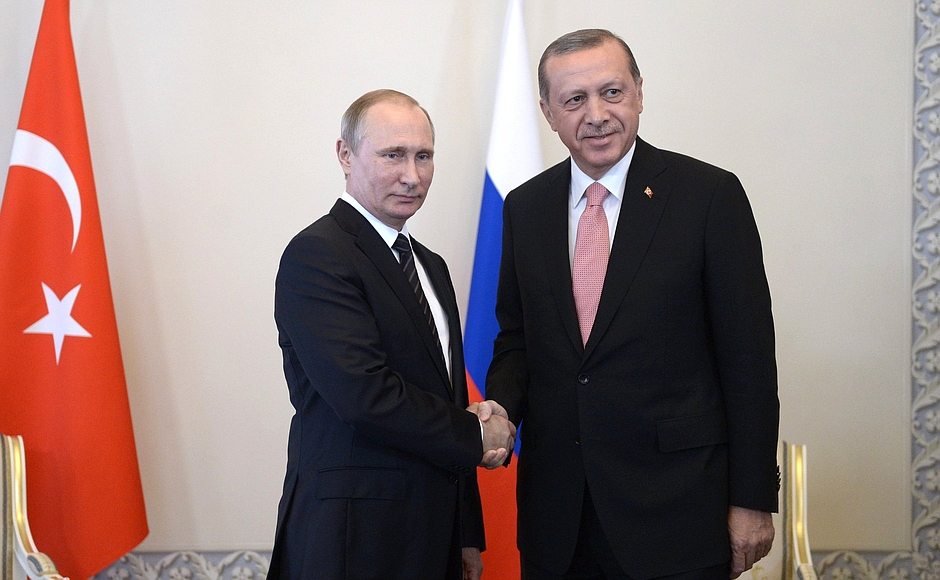 Putin and Erdogan in St. Petersburg (Photo: kremlin.ru)