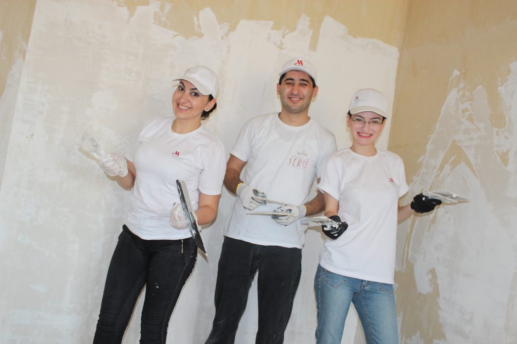 It is the tenth year that Armenia Marriott Hotel Yerevan has joined forces with Fuller Center for Housing Armenia team.