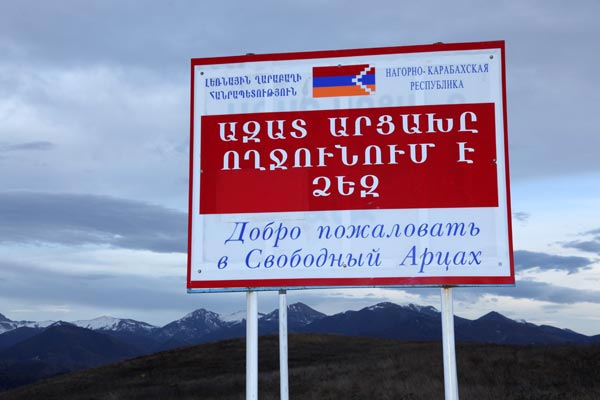 The 'Free Artsakh Welcomes You' sign greets all who visit the independent Republic. The unilateral concessions envisaged in the “Madrid Principles” would fundamentally threaten that freedom, leaving Artsakh citizens vulnerable to renewed Azerbaijani aggression and undermining their right to self-determination. 
