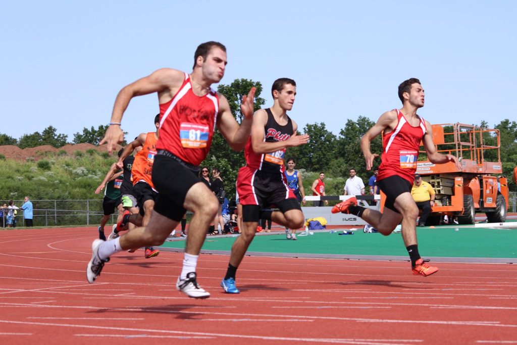 200 Dash (L to R) Vasken Kebabjian, Eric Papazian,, Shant Mahrokhian