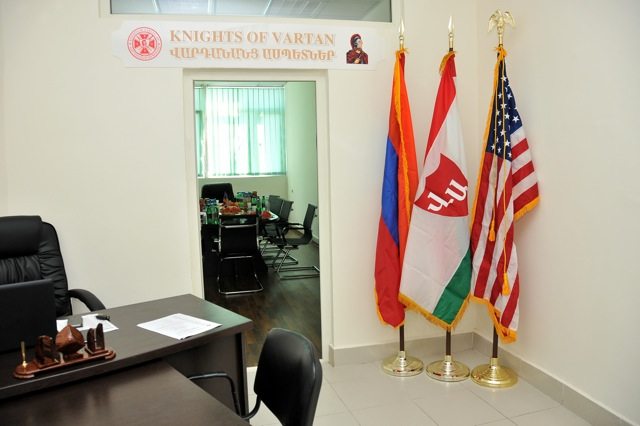 The new Knights of Vartan Communications Office in Yerevan