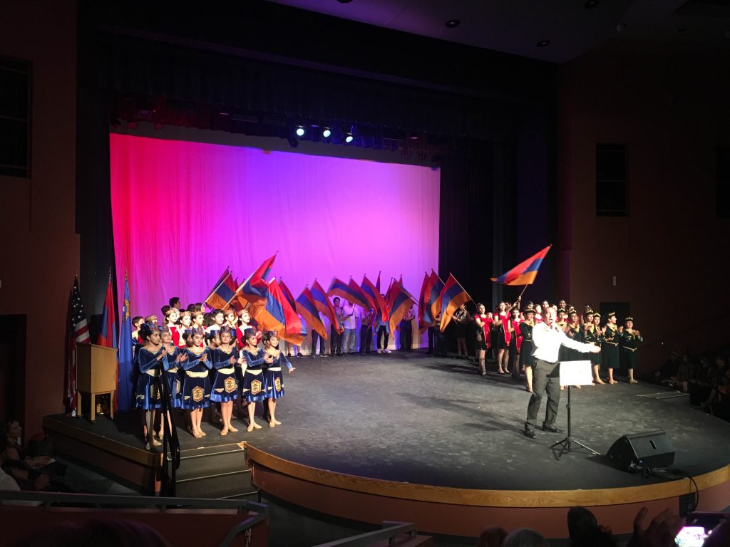 A scene from one of the performances