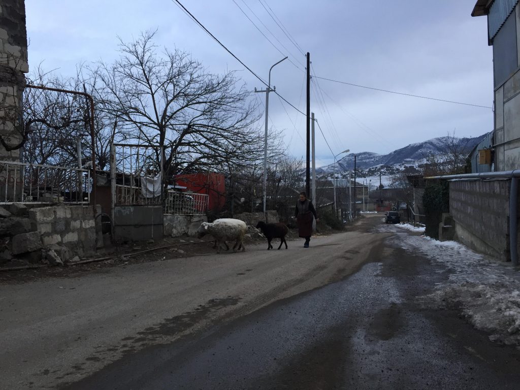 Above anything else, the residents of Nerkin Karmiraghbyur want peace in the region. (Photo: Ani Avetyan/The Armenian Weekly)
