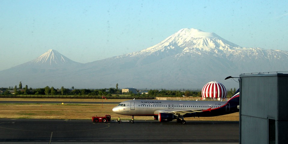 Армения с самолета