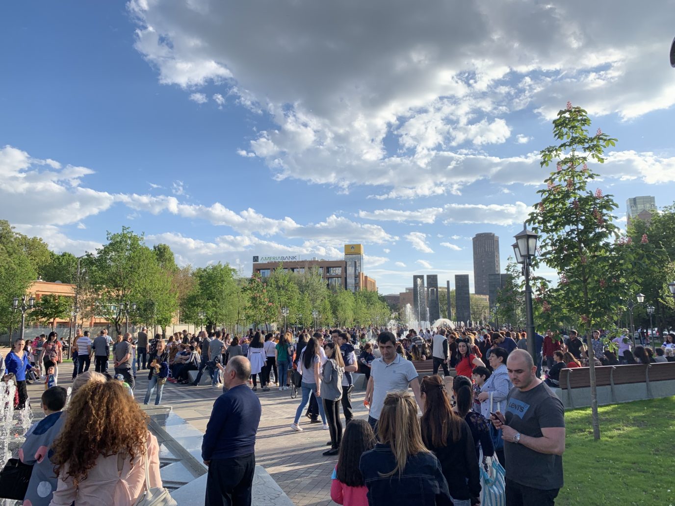 Yerevan Opens New Downtown Park