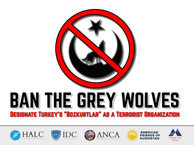 Coalition calls on the US to designate Turkey’s Grey Wolves as a