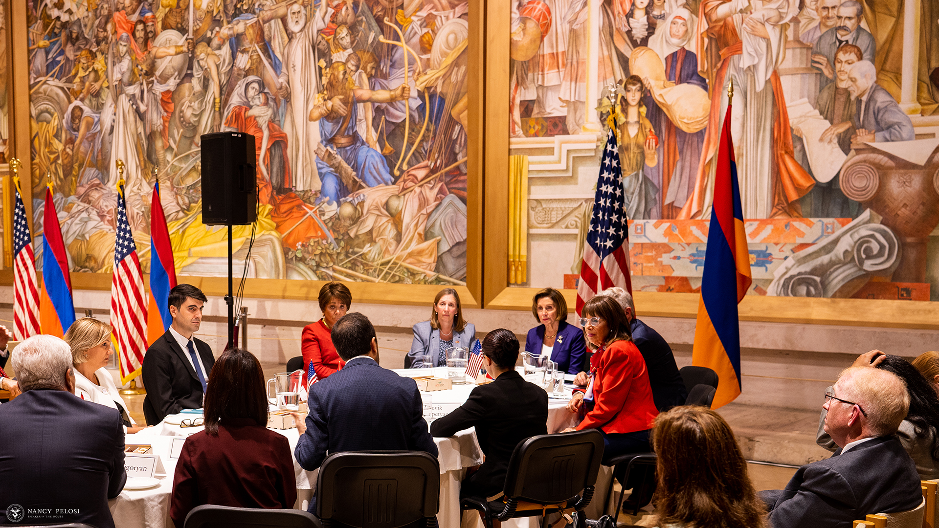U.S. House Speaker Nancy Pelosi meets with Armenian civil society leaders (Nancy Pelosi, September 19) (1)