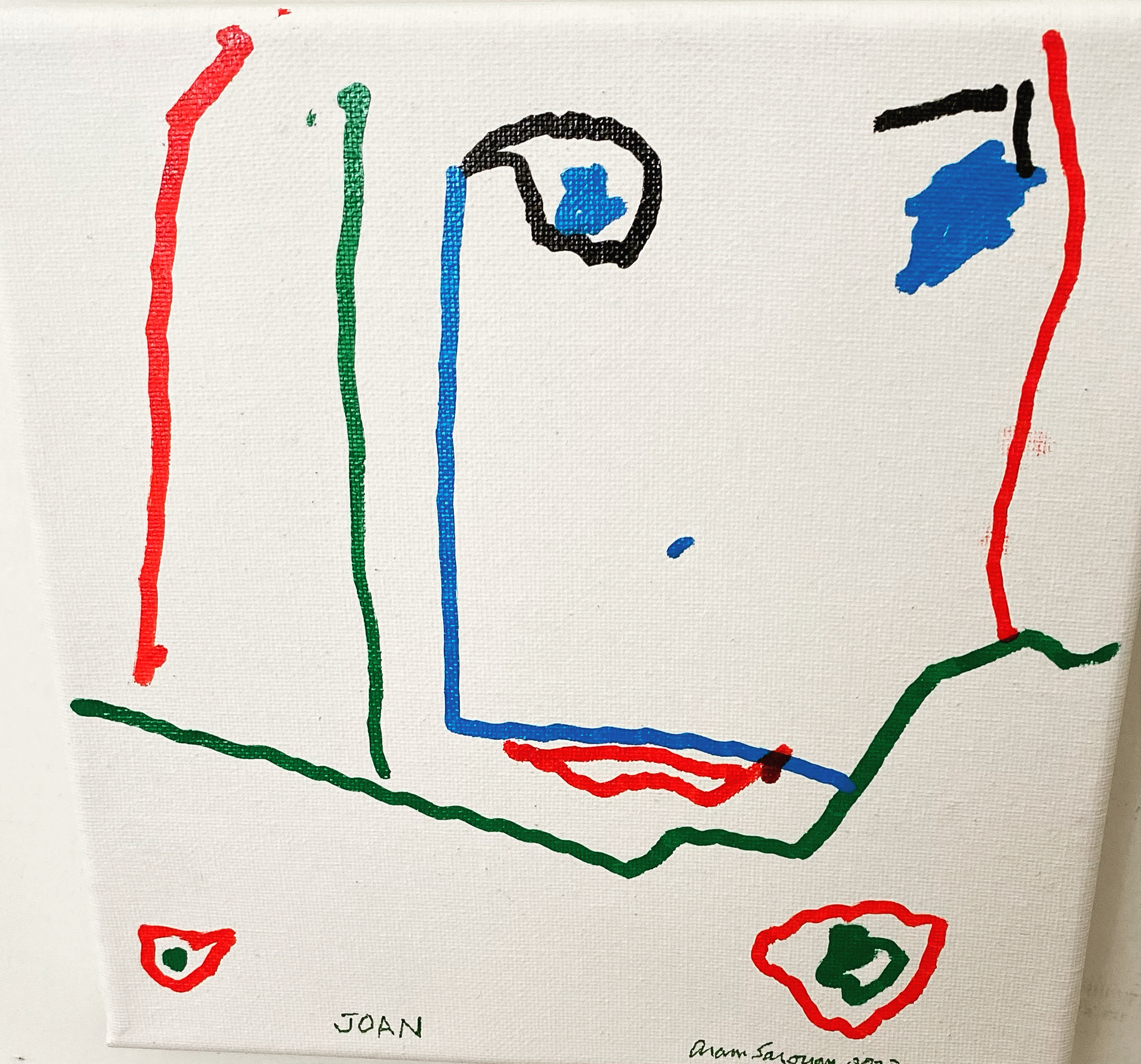 Aram Saroyan, Untitled, 2022, Uchida lightfast permanent marker on