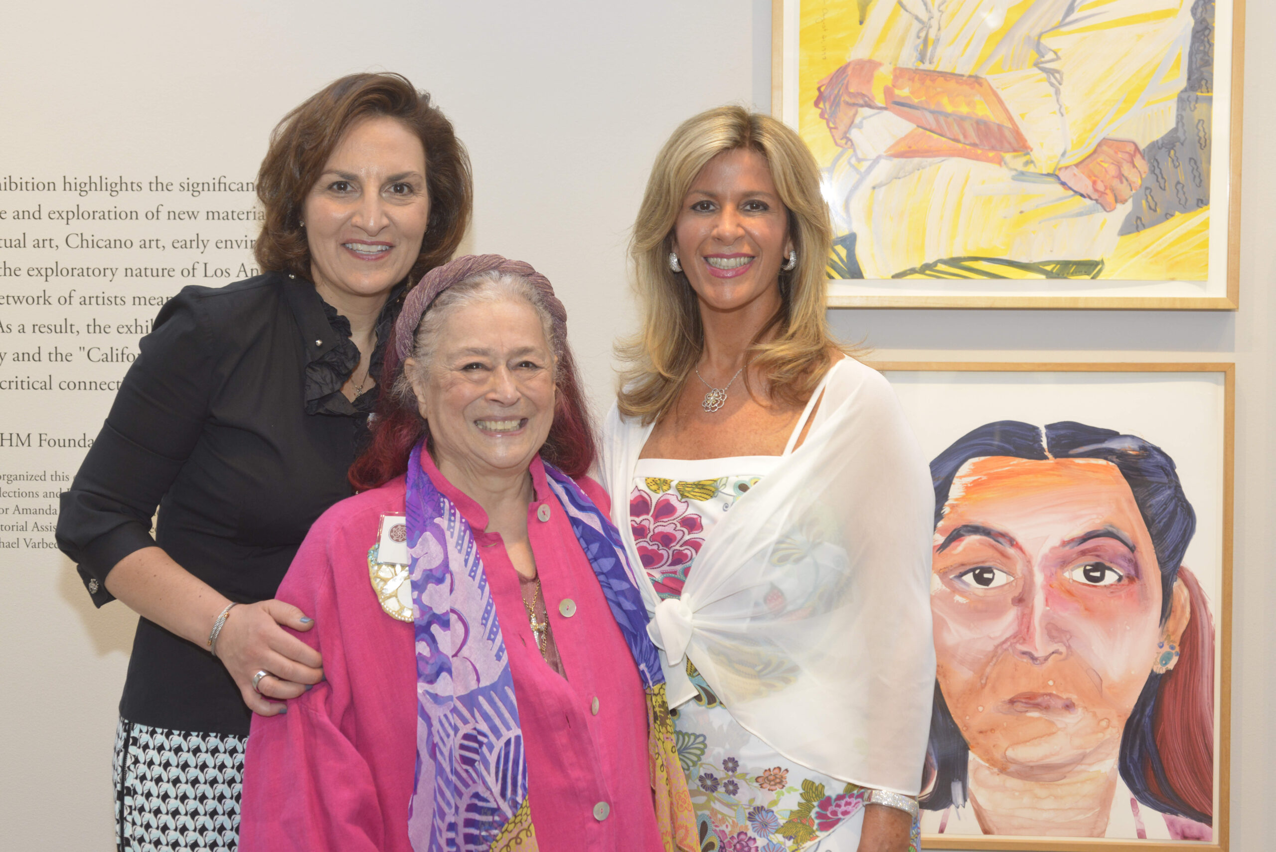 Joan Quinn with Michele Kolligian Sandra Missakian The