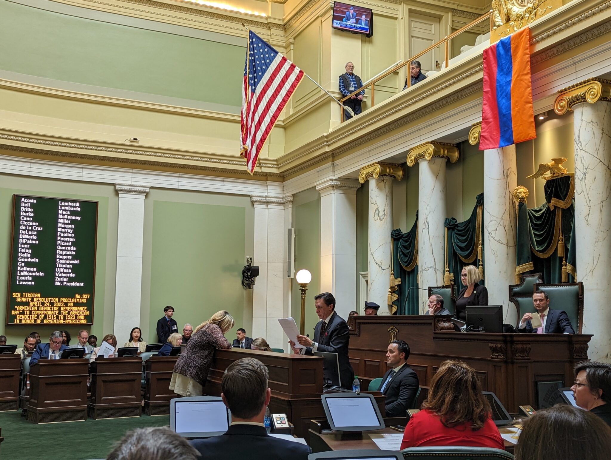 RI Senate Unanimously Passes Armenian Genocide Resolution