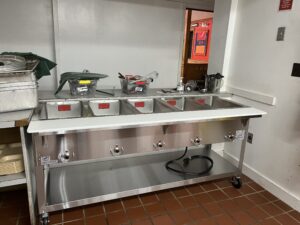 "The nutrition team is extremely thankful for those who made the new kitchen equipment possible."