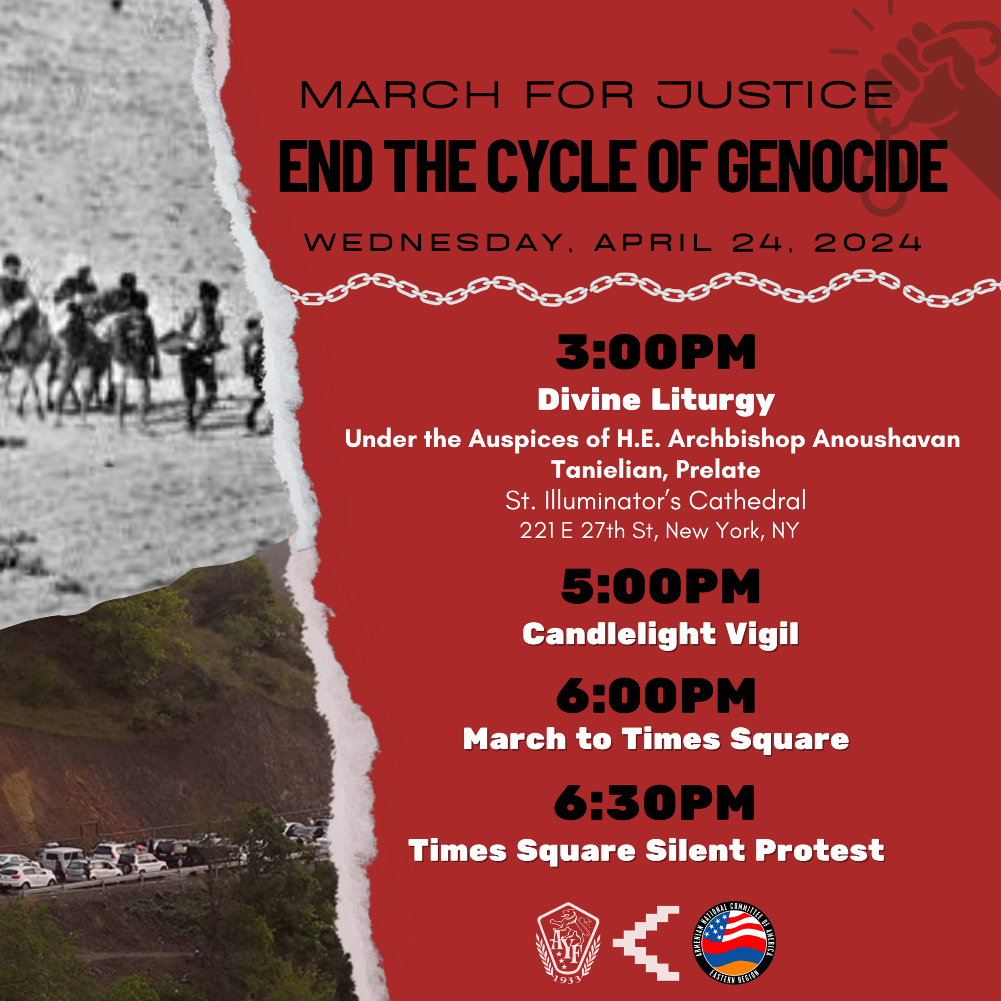 AYF and ANC chapters of New York and New Jersey to hold March for