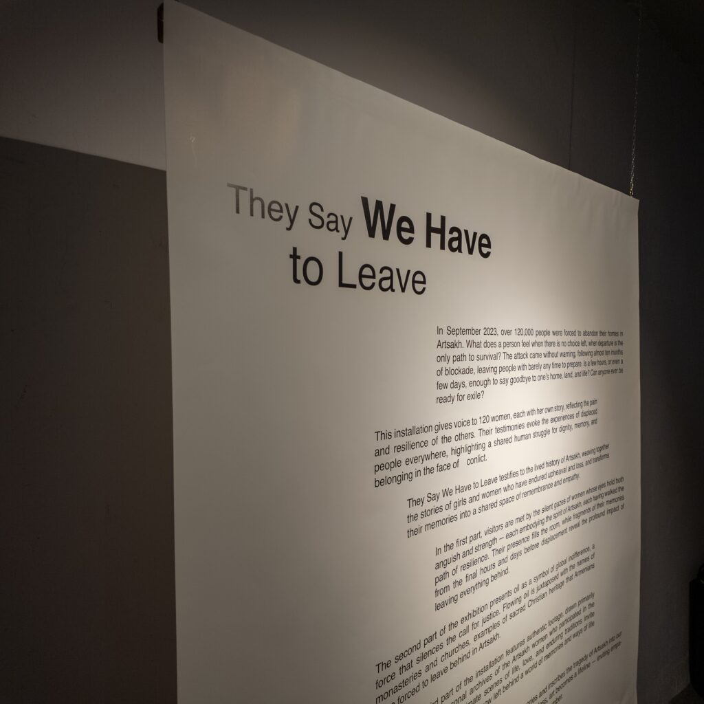 They Say We Have to Leave”: 120 women bear witness to Artsakh's displacement, image size:1024x1024